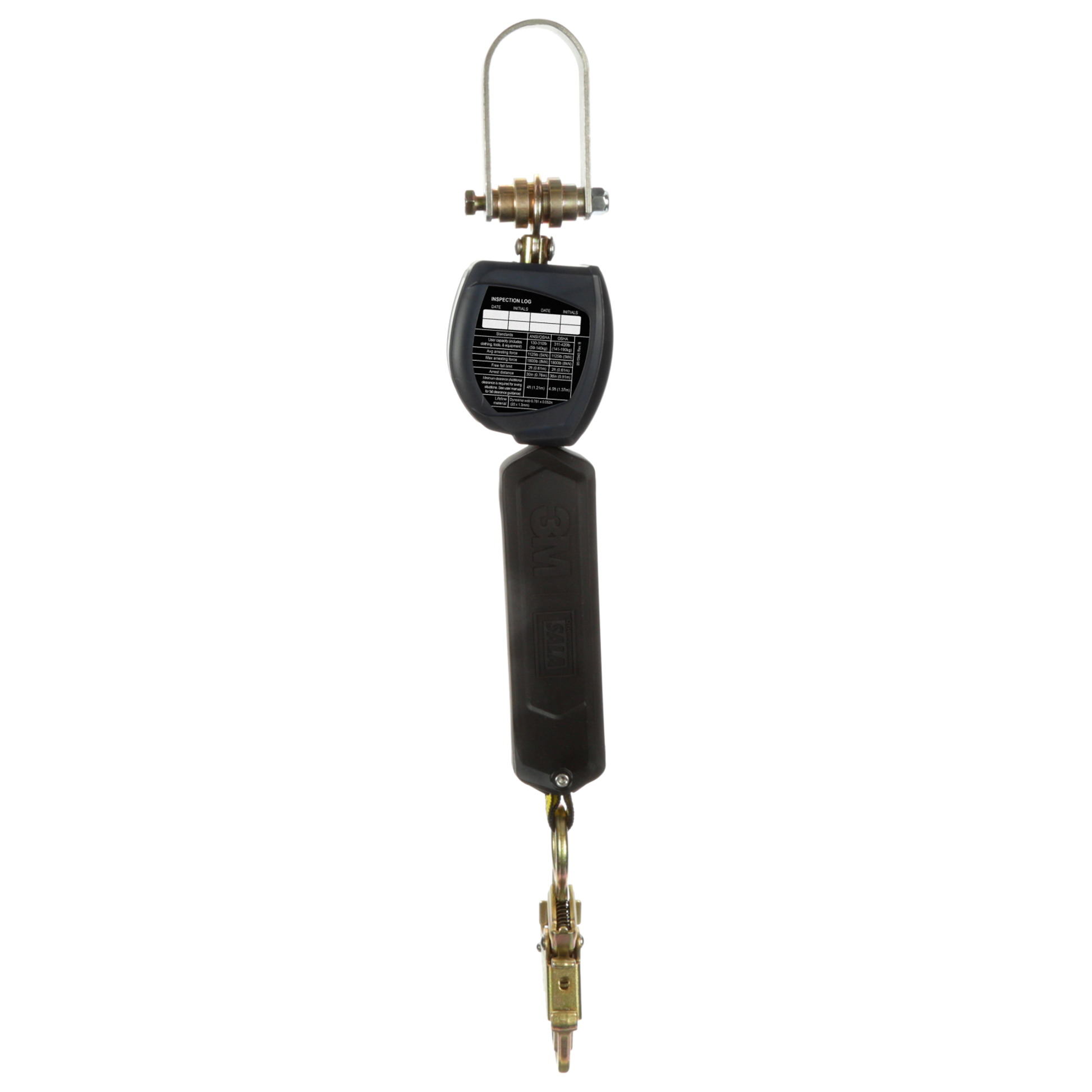 3M DBI-SALA Nano-Lok Order Picker Self Retracting Lifeline - Web Steel Snap Hook - 6 ft. - Class 1 - ANSI - 3100531