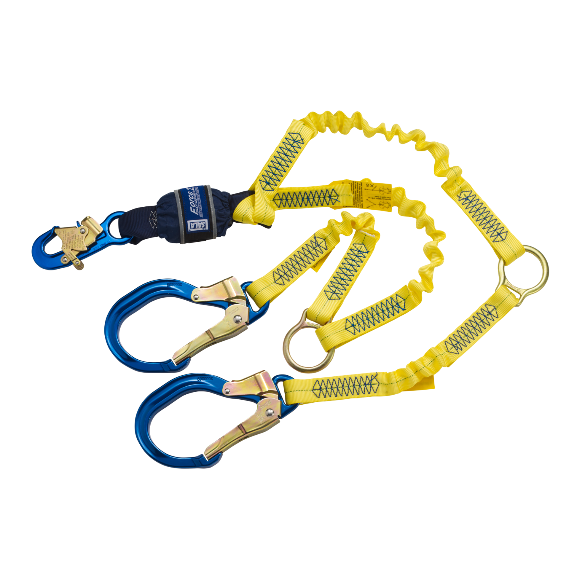 3M DBI-SALA EZ-Stop F2 100% Tie-Off Rescue Stretch Web Shock-Absorbing Lanyard - 6 ft - 1246153