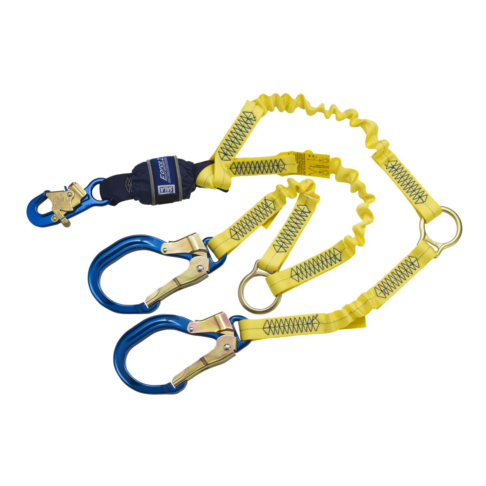 3M DBI-SALA EZ-Stop F2 100% Tie-Off Rescue Stretch Web Shock-Absorbing Lanyard - 6 ft - 1246153