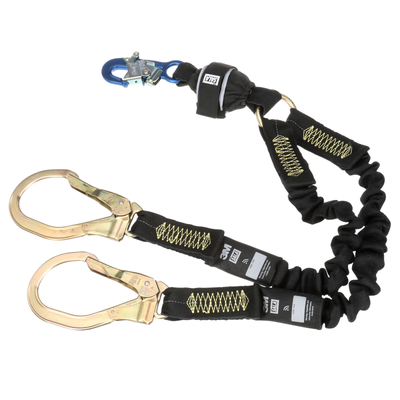 3M DBI-SALA EZ-Stop Arc Flash 100% Tie-Off Stretch Web Shock-Absorbing Lanyard - Kevlar Fiber - 6 ft - 1246527