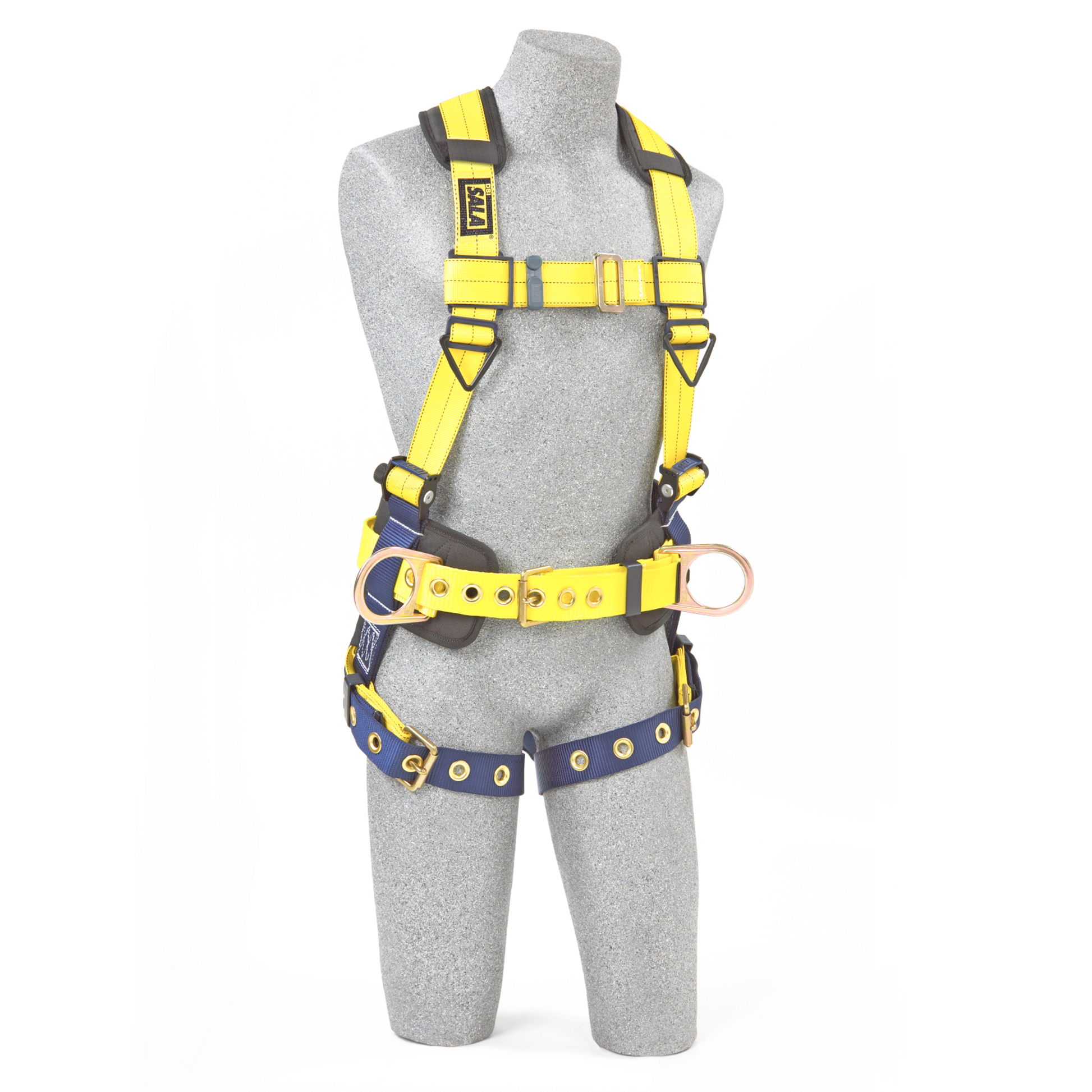 3M DBI-SALA Delta Construction Positioning Safety Harness with Shoulder Pads - 2X - 1102205