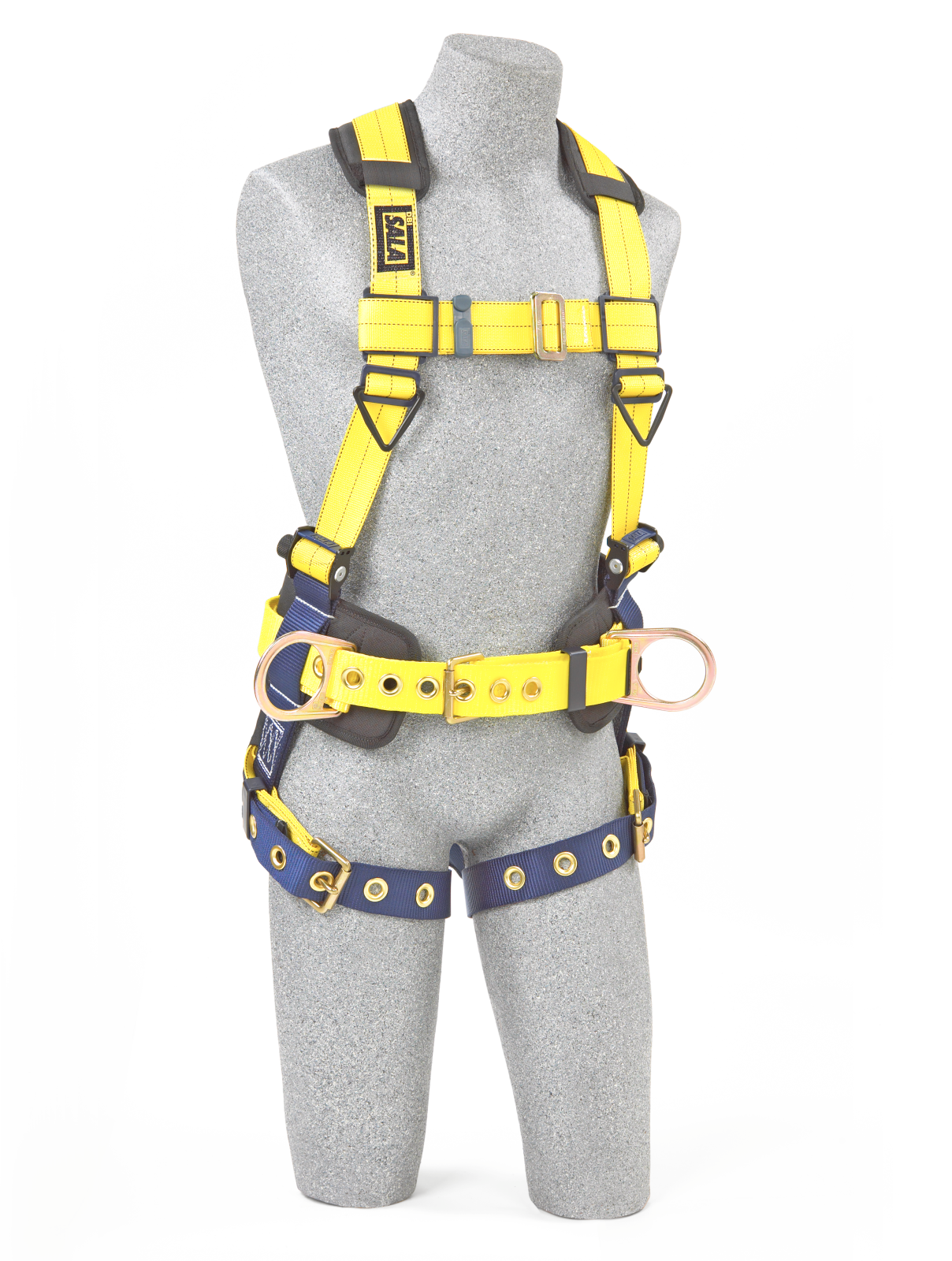 3M DBI-SALA Delta Construction Positioning Safety Harness with Shoulder Pads - 2X - 1102205