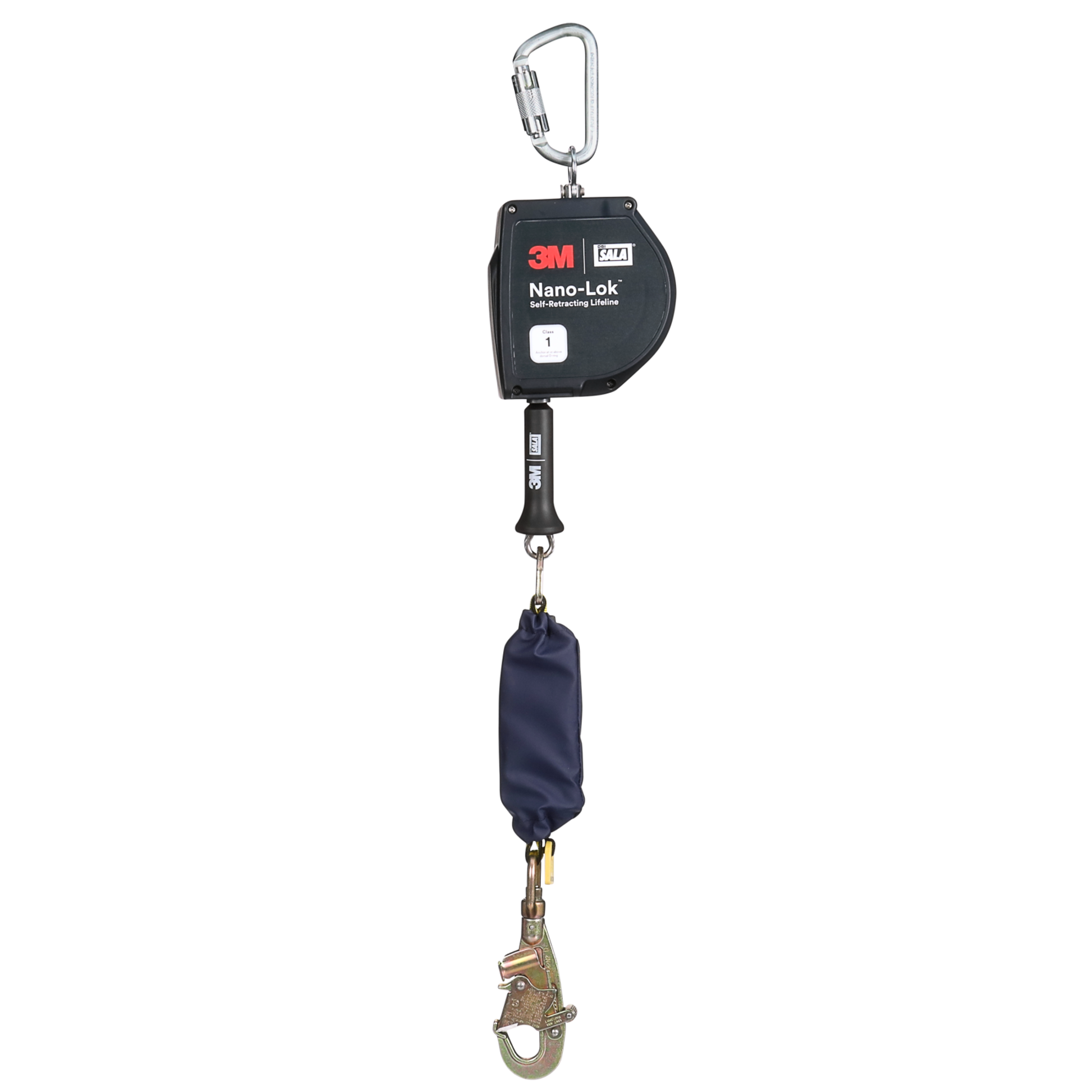 3M DBI-SALA Nano-Lok Extended Length Self-Retracting Lifeline with Anchor Hook - Galvanized Cable - 15 ft - 3500090