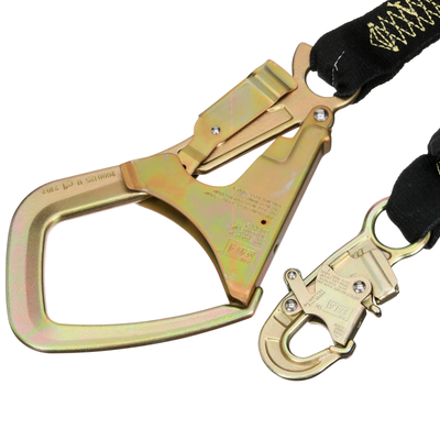3M DBI-SALA EZ-Stop Arc Flash Stretch Web Shock-Absorbing Lanyard - Kevlar Fiber - 6 ft - 1246524