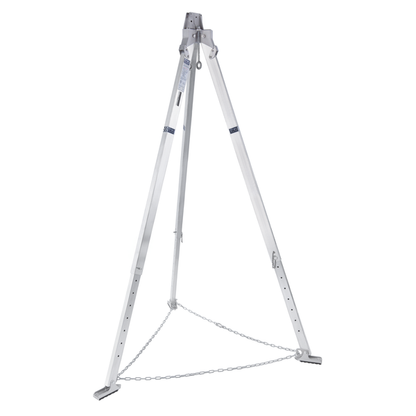 3M Protecta Confined Space Aluminum Tripod with Winch/SRL/Harness - 5-7 ft High - 50 ft Galvanized Cable - 8308057