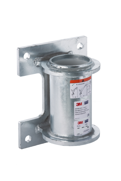 3M DBI-SALA Confined Space Wall Mount Base Galvanized - 8000101