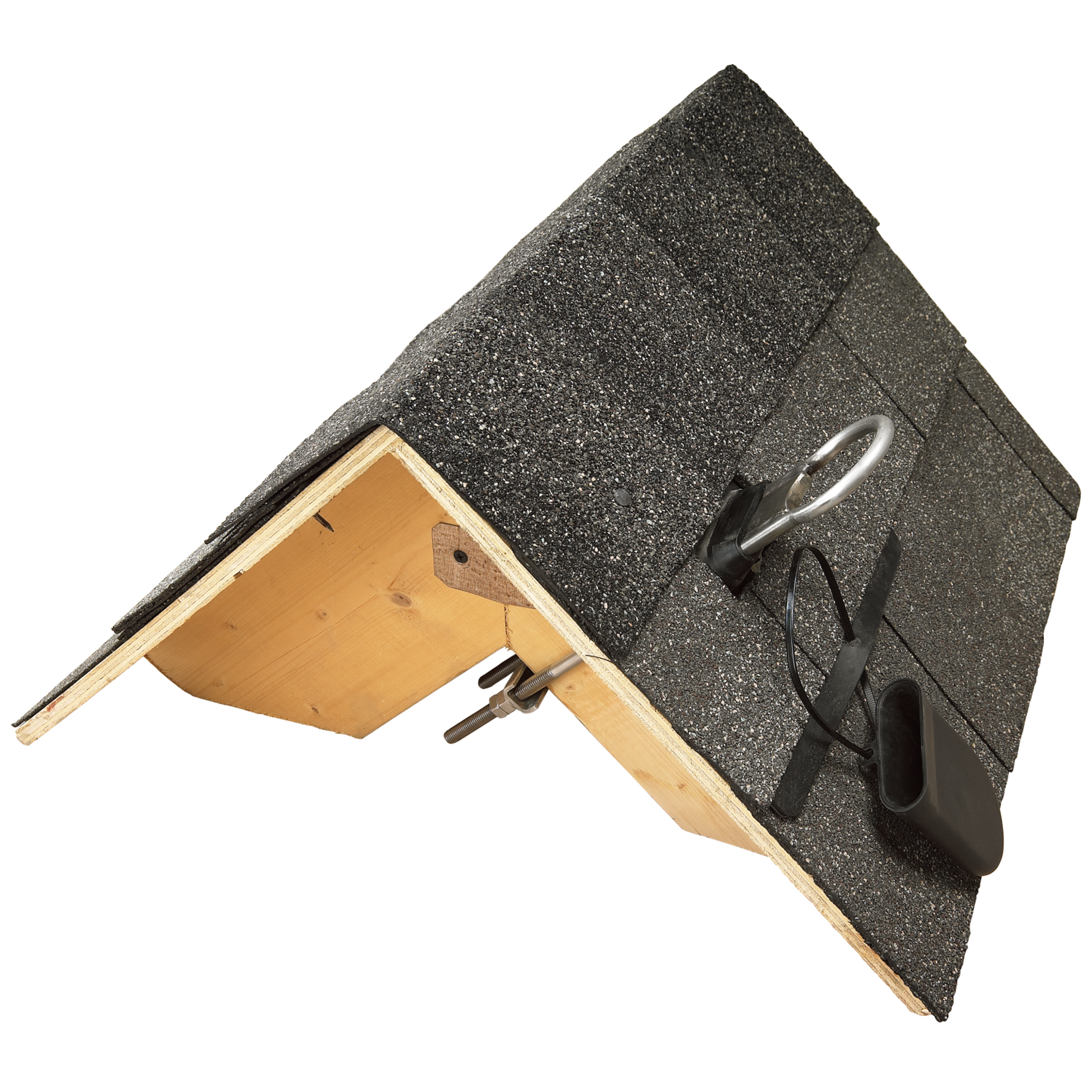 3M DBI-SALA Permanent Roof Anchor For Wood - with Flashing and Cap - Fits 2 x 10 Up to 2 x 12 - 2103671