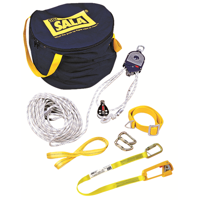 3M DBI-SALA Rollgliss RPD 3:1 Ratio Rescue Positioning Device Kit - 3/8 in Nylon Kernmantle Rope - 400 ft - 3600400