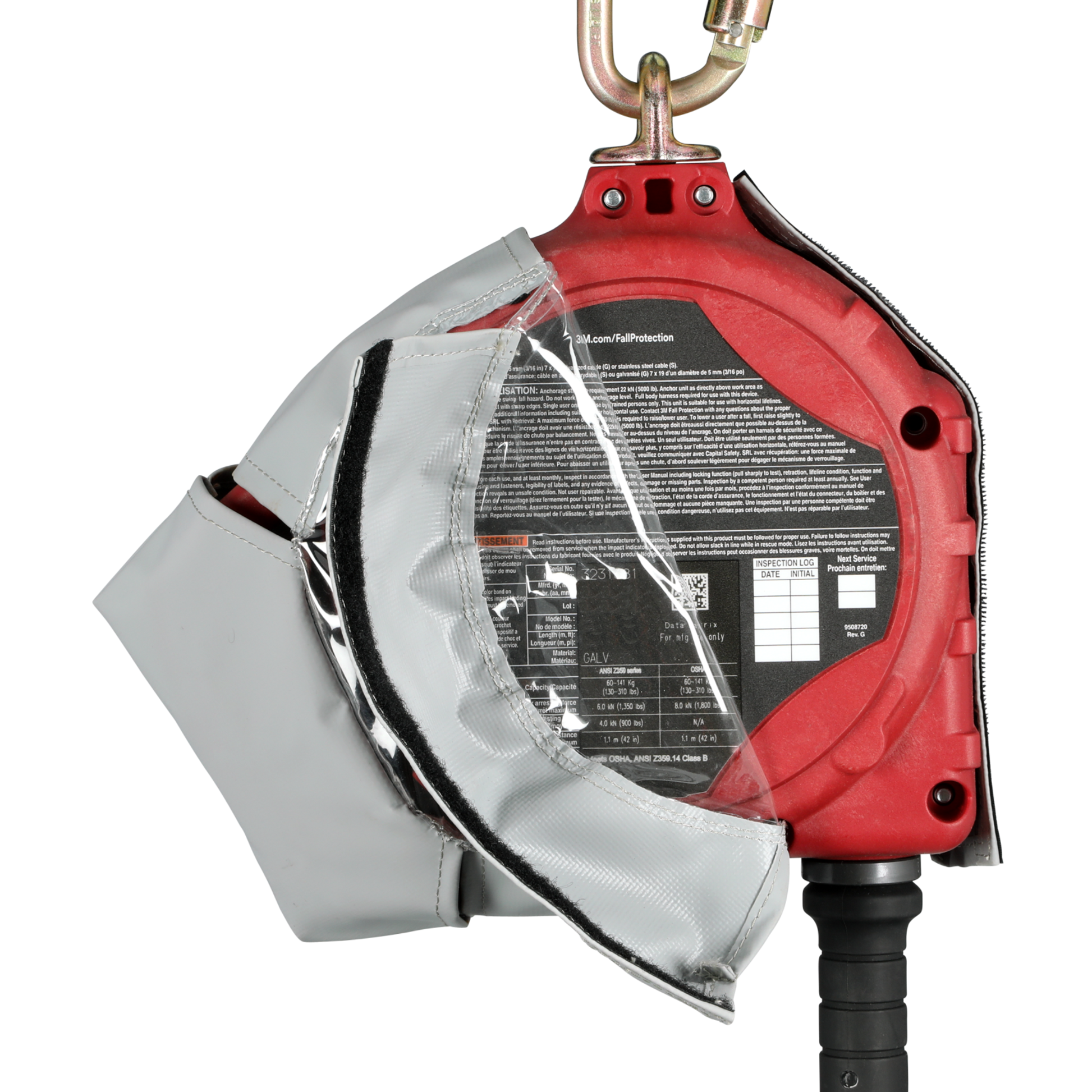 3M Protecta Self-Retracting Lifeline Cover - Fits 50 ft Standard and 33 ft Leading Edge Models - 3590011