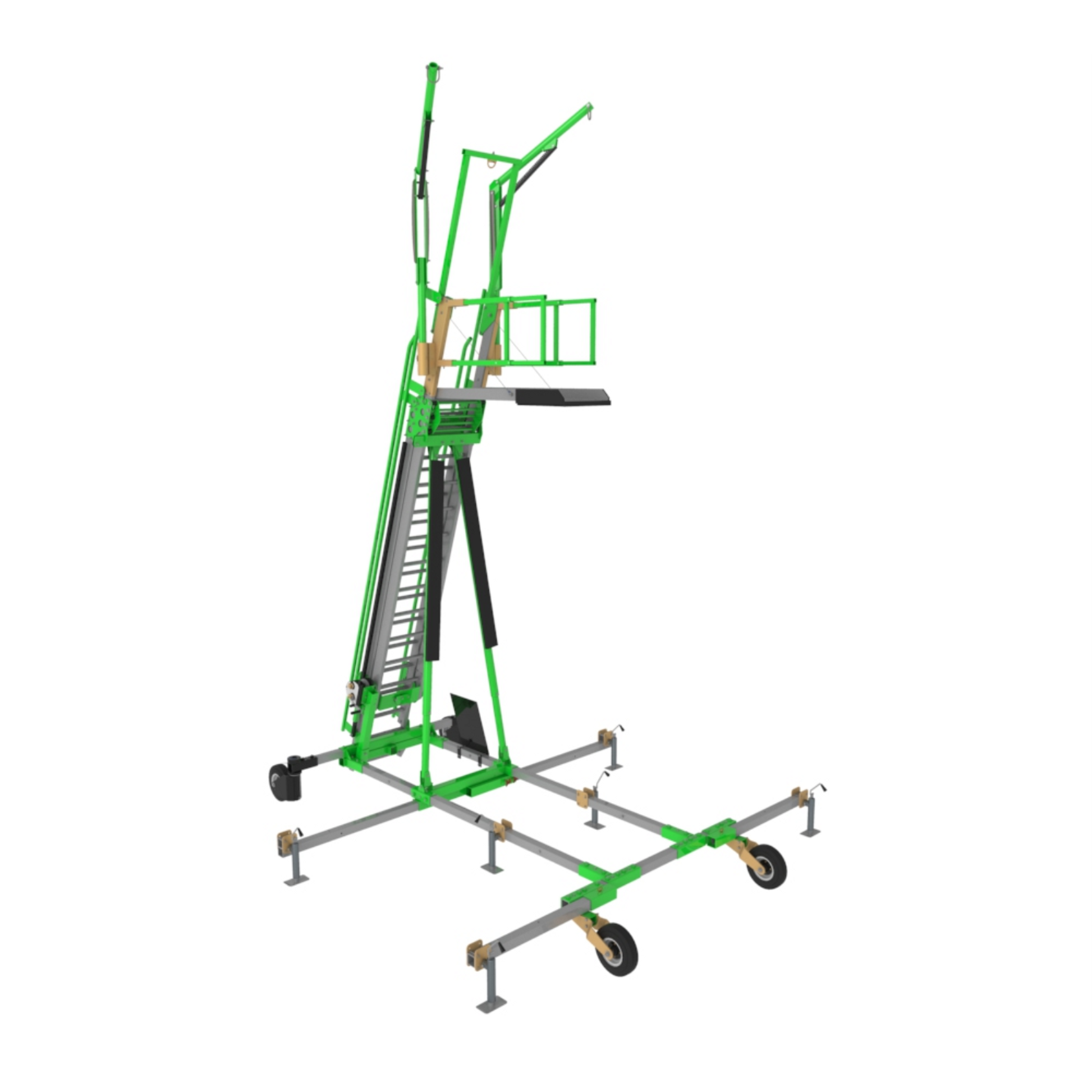 3M DBI-SALA Flexiguard Freestanding Ladder Adjustable Height Access Anchor System - 2 User - 18.5  - 31 ft. - 8567719