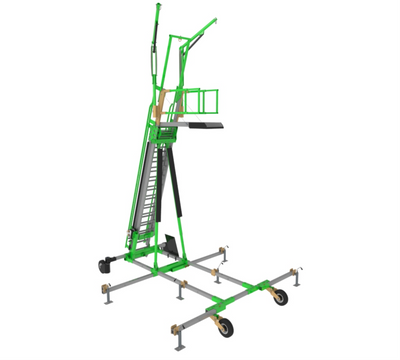 3M DBI-SALA Flexiguard Freestanding Ladder Adjustable Height Access Anchor System - 2 User - 18.5 - 31 ft. - 8567719