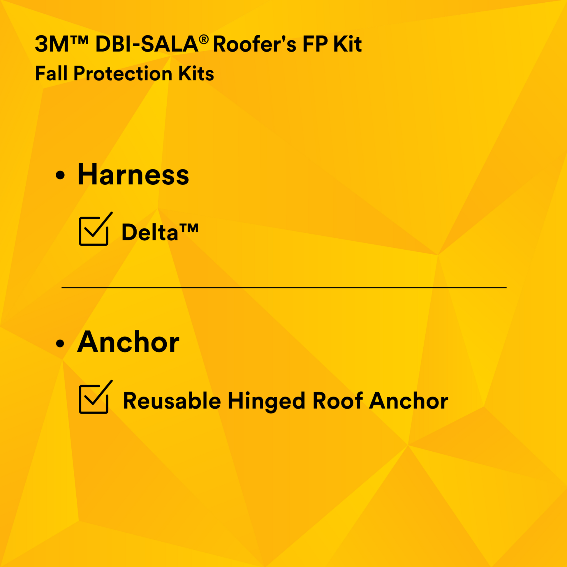3M DBI-SALA Roofer's Fall Protection Kit - 2104168