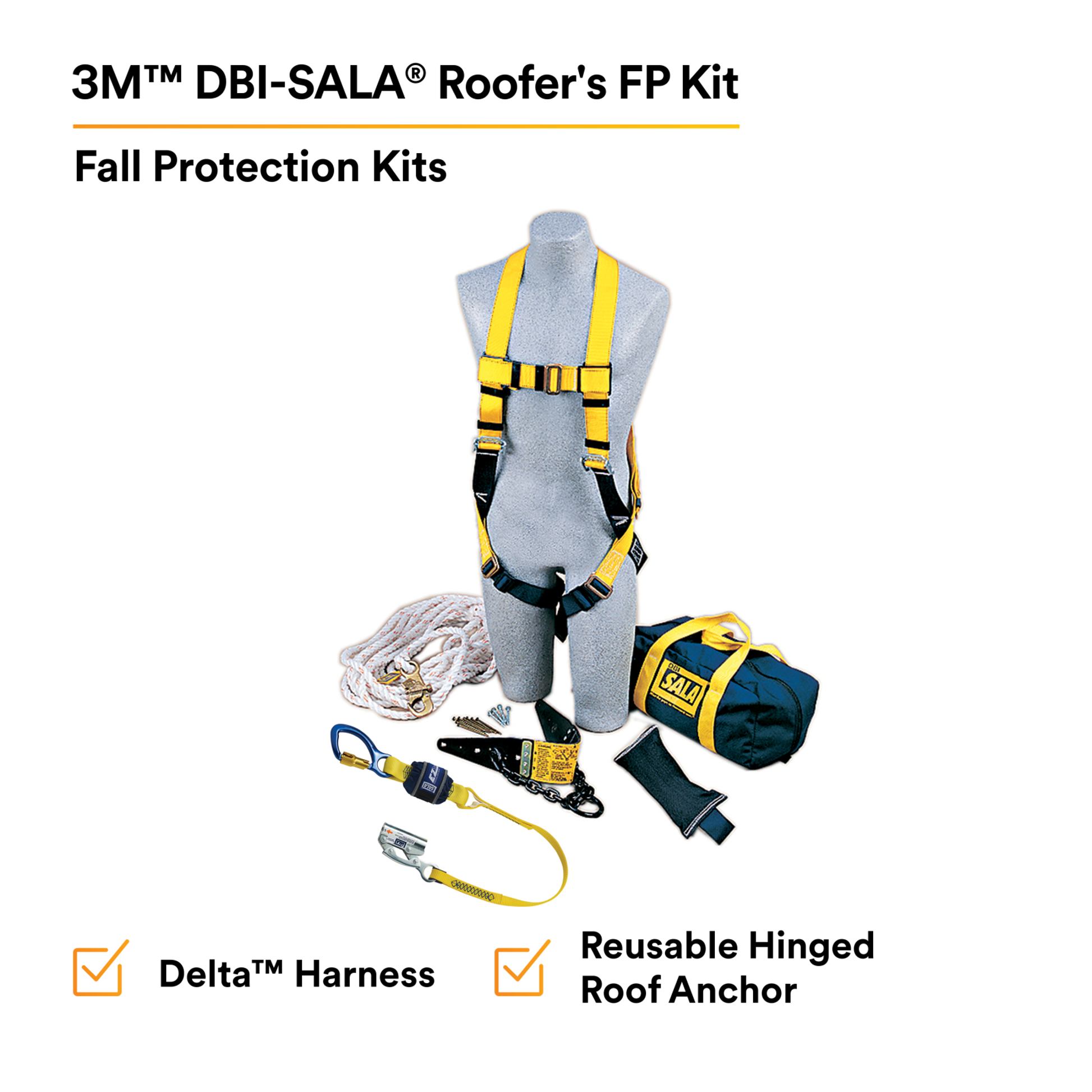 3M DBI-SALA Roofer's Fall Protection Kit - 2104168