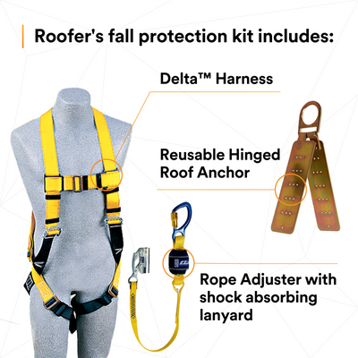 3M DBI-SALA Roofer's Fall Protection Kit - 2104168