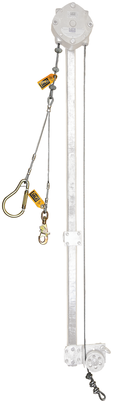 3M DBI-SALA SSB Cable Climb Assist System Lifeline Assembly - 1/4 in Stainless Steel 7 x 19 - 150 ft - 3530150