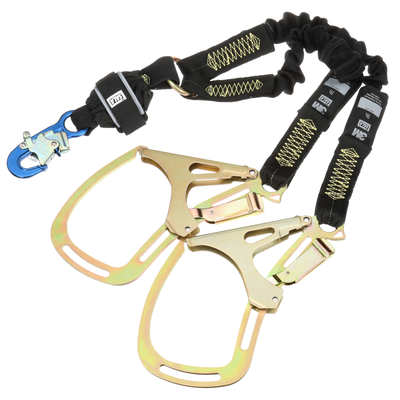 3M DBI-SALA EZ-Stop Arc Flash 100% Tie-Off Stretch Web Shock-Absorbing Lanyard - Kevlar Fiber - 6 ft - 1246526