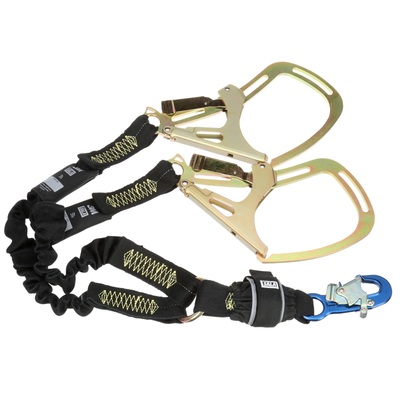3M DBI-SALA EZ-Stop Arc Flash 100% Tie-Off Stretch Web Shock-Absorbing Lanyard - Kevlar Fiber - 6 ft - 1246526