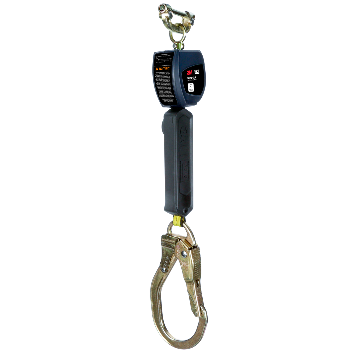 3M DBI-SALA Nano-Lok Personal Self Retracting Lifeline - Web Steel Rebar Hook - 6 ft. - Class 1 - ANSI - 3100537