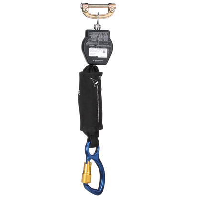 3M DBI-SALA Nano-Lok Hot Work Self-Retracting Lifeline with Quick Connect - Web - Steel Rebar Lock Hook - 6 ft - 3100559