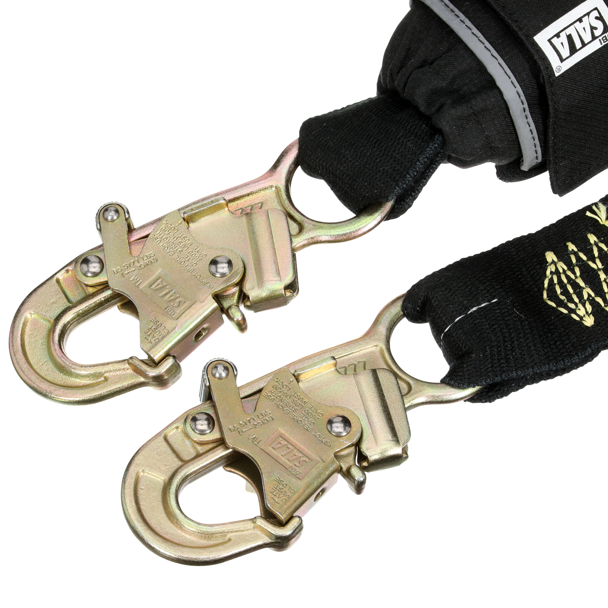 3M DBI-SALA EZ-Stop Arc Flash Stretch Web Shock-Absorbing Lanyard - Kevlar Fiber - 6 ft - 1246518