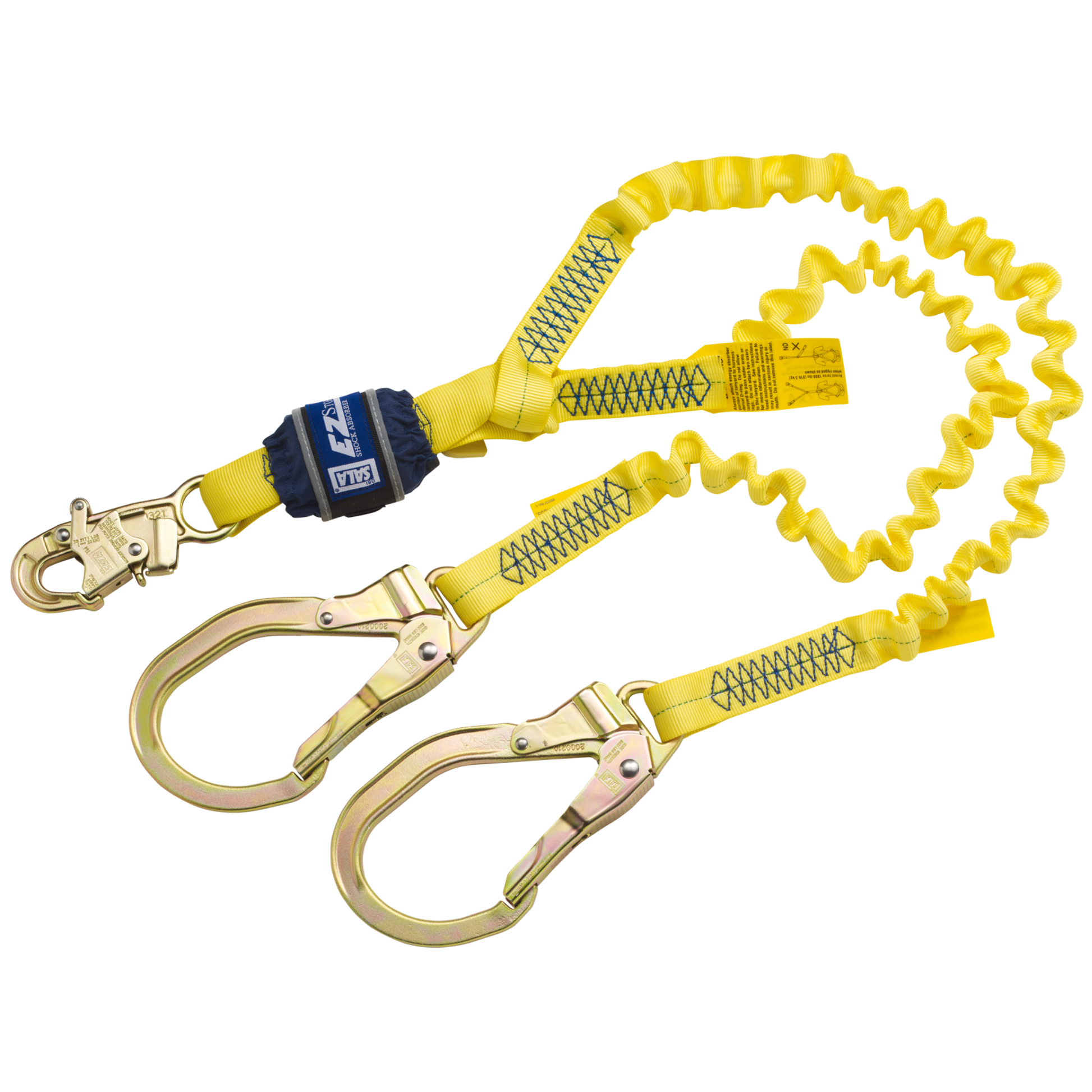 3M DBI-SALA EZ-Stop 100% Tie-Off Stretch Web Shock-Absorbing Lanyard - 6 ft - 1246245