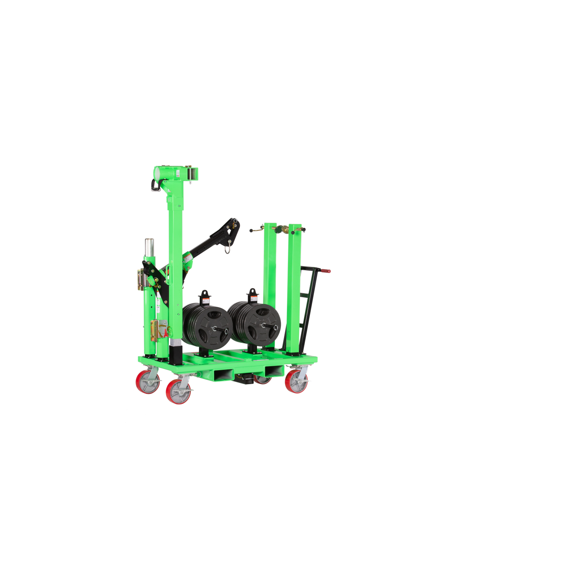 3M DBI-SALA Confined Space Counterweighted Cart Base - Green - 8000106