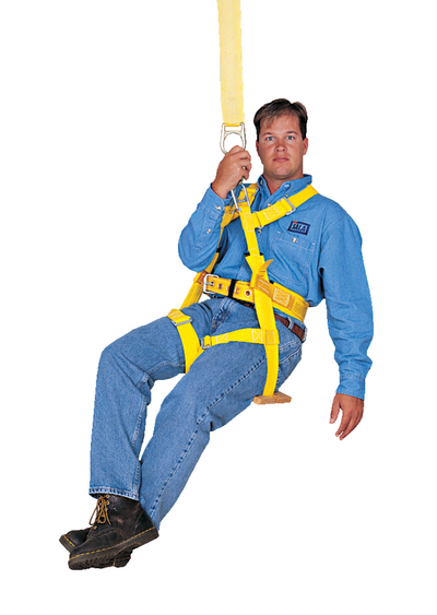 3M DBI-SALA Bosun Chair with Tongue Buckle Belt and Adjustable Leg/Shoulder Straps - 2X - 1001006