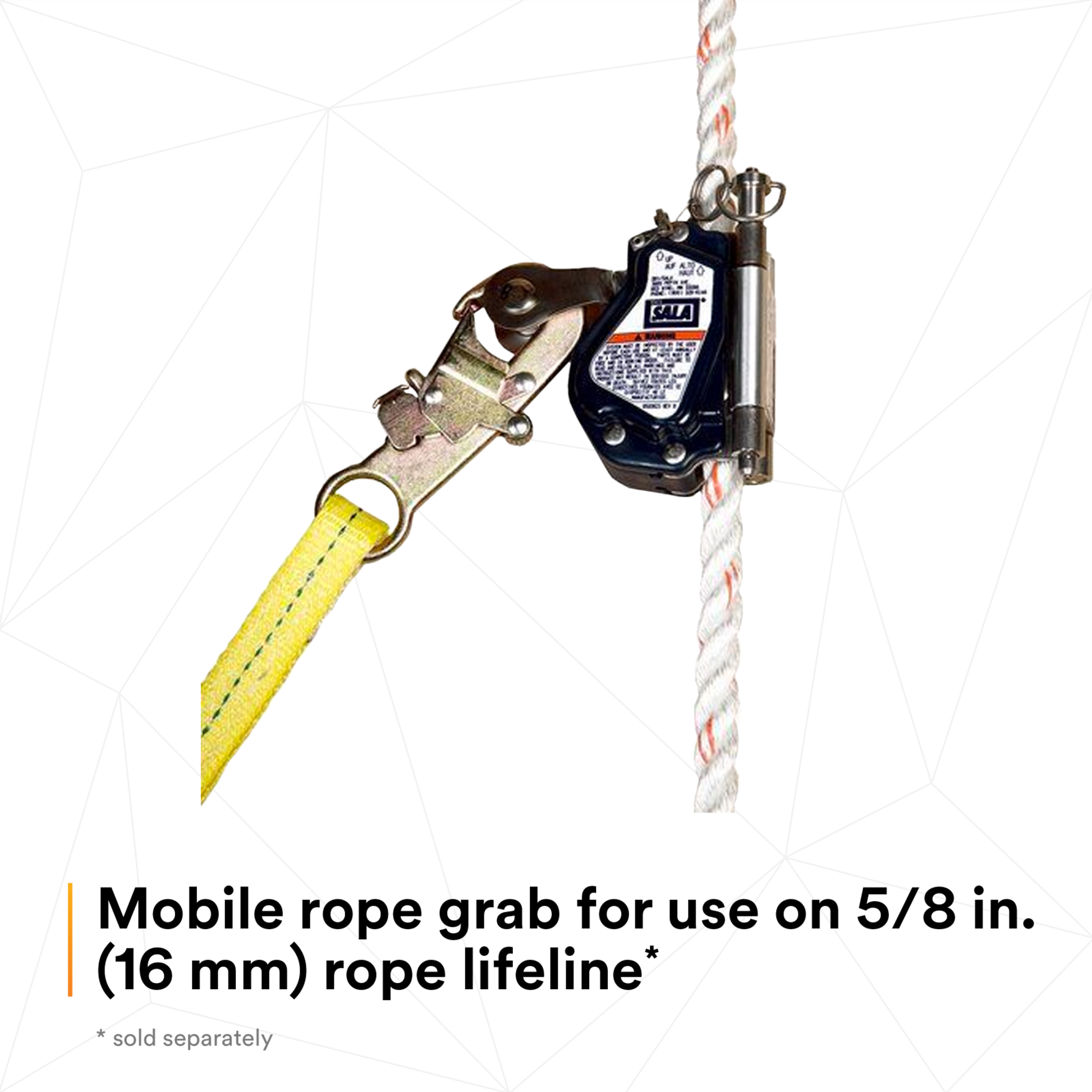 3M DBI-SALA Lad-Saf Mobile Rope Grab - 5000335