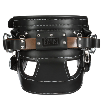 3M DBI-SALA 4D Lineman Tongue Buckle Positioning/Fall Restrict Belt - Leather - Seat - Black - D21 - 1000879
