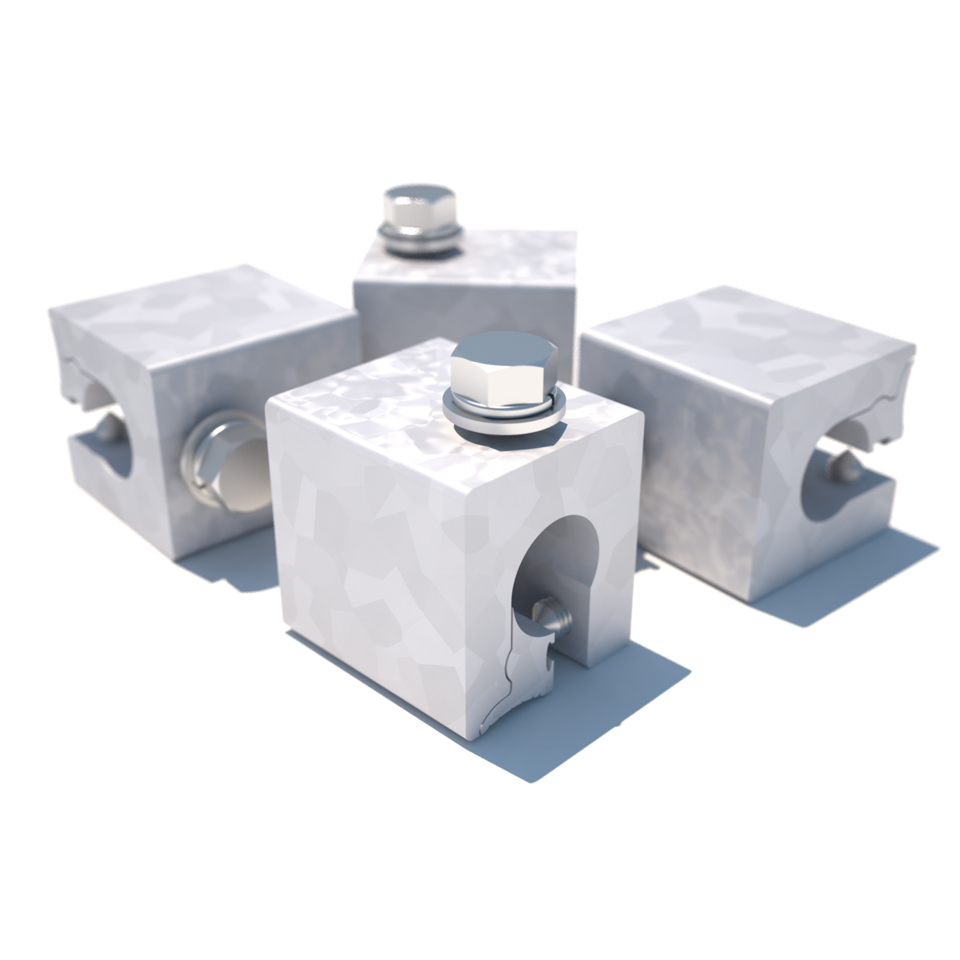 3M DBI-SALA Z Maxi Clamp Fastener Kit For Roof Top Anchor - Fits Bulb Standing Seam - 4 ea/Pack - 7241204