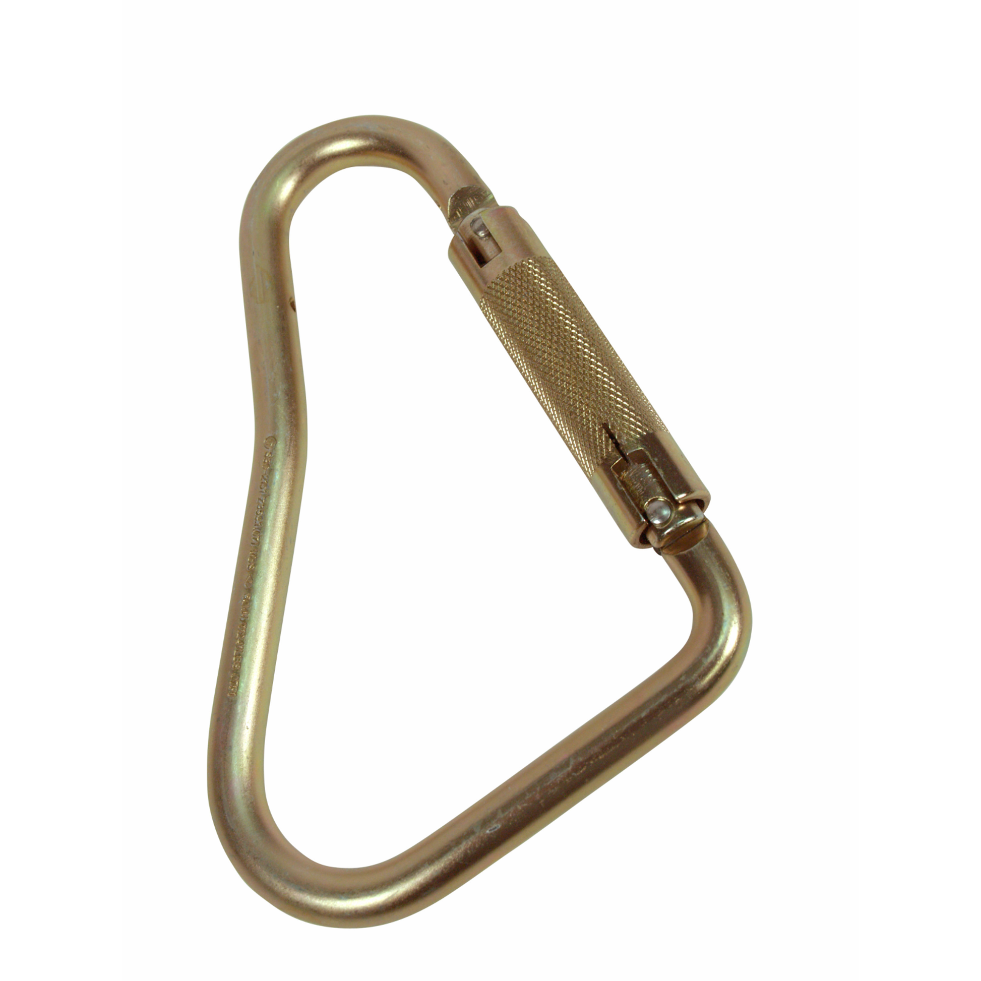 3M DBI-SALA Self-Closing/Locking Carabiner - Zinc Plated Steel - 2 1/8 in Gate - 2000041