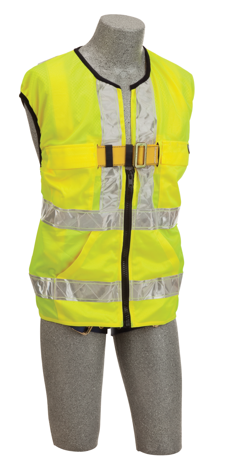 3M DBI-SALA Delta Hi-Vis Reflective Workvest Safety Harness - Yellow - 2X - 1107422