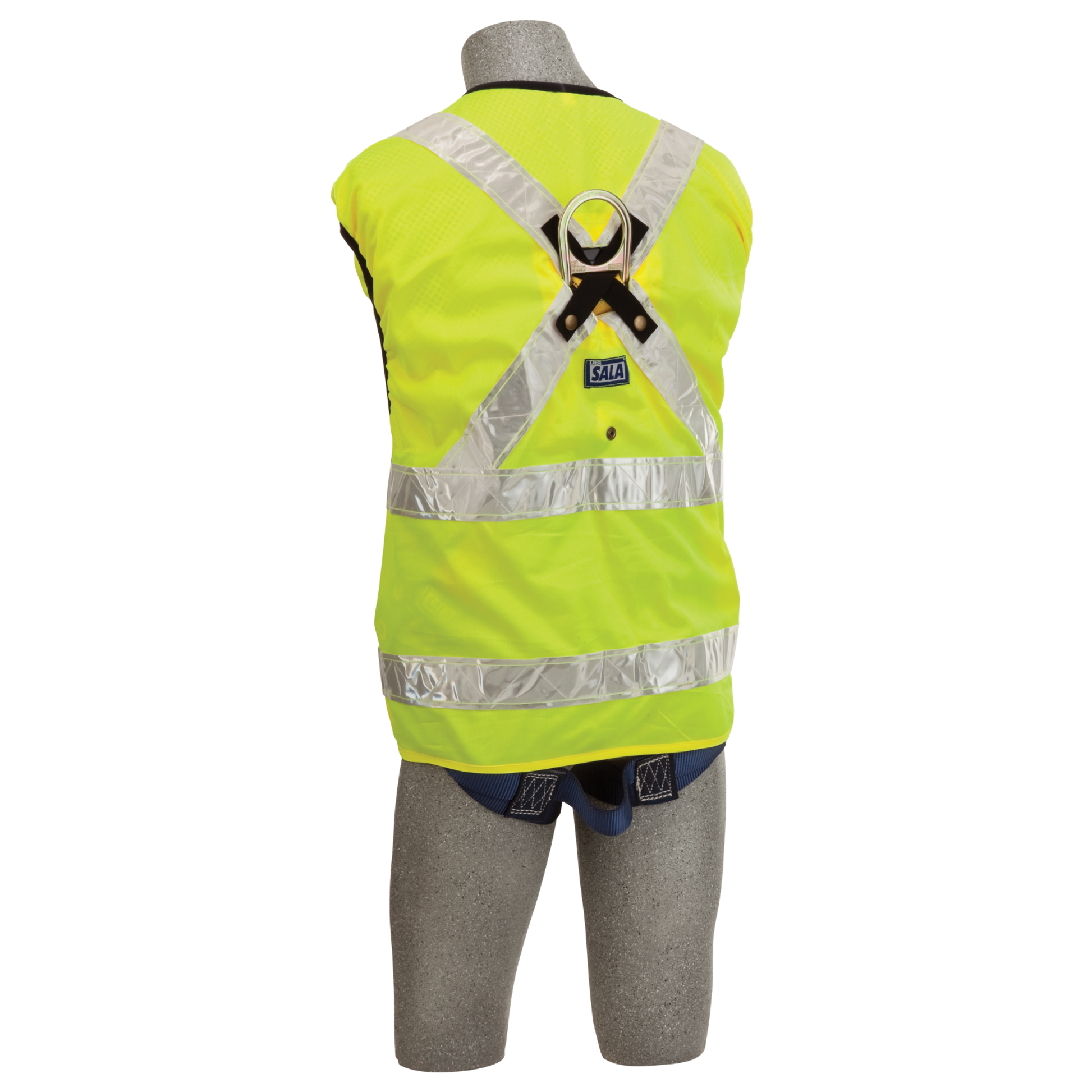 3M DBI-SALA Delta Hi-Vis Reflective Workvest Safety Harness - Yellow - 2X - 1107422