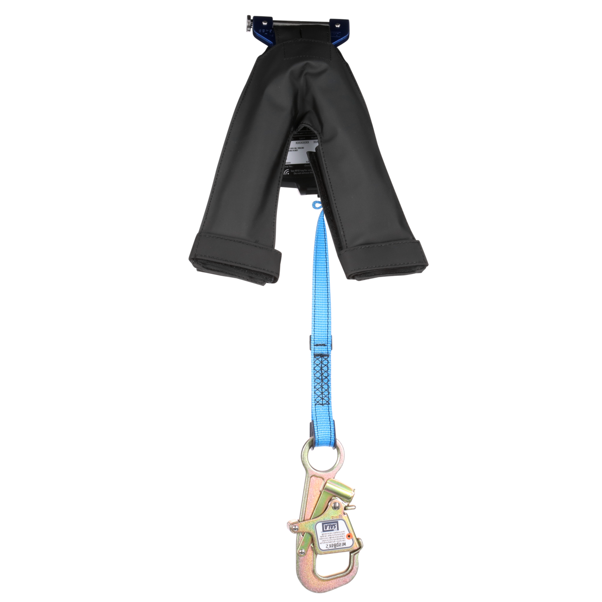 3M DBI-SALA Nano-Lok Twin-Leg Self-Retracting Lifeline with Quick Connect - Web - Wrap Back Steel Rebar Lock Hooks - 8 ft - 3100619