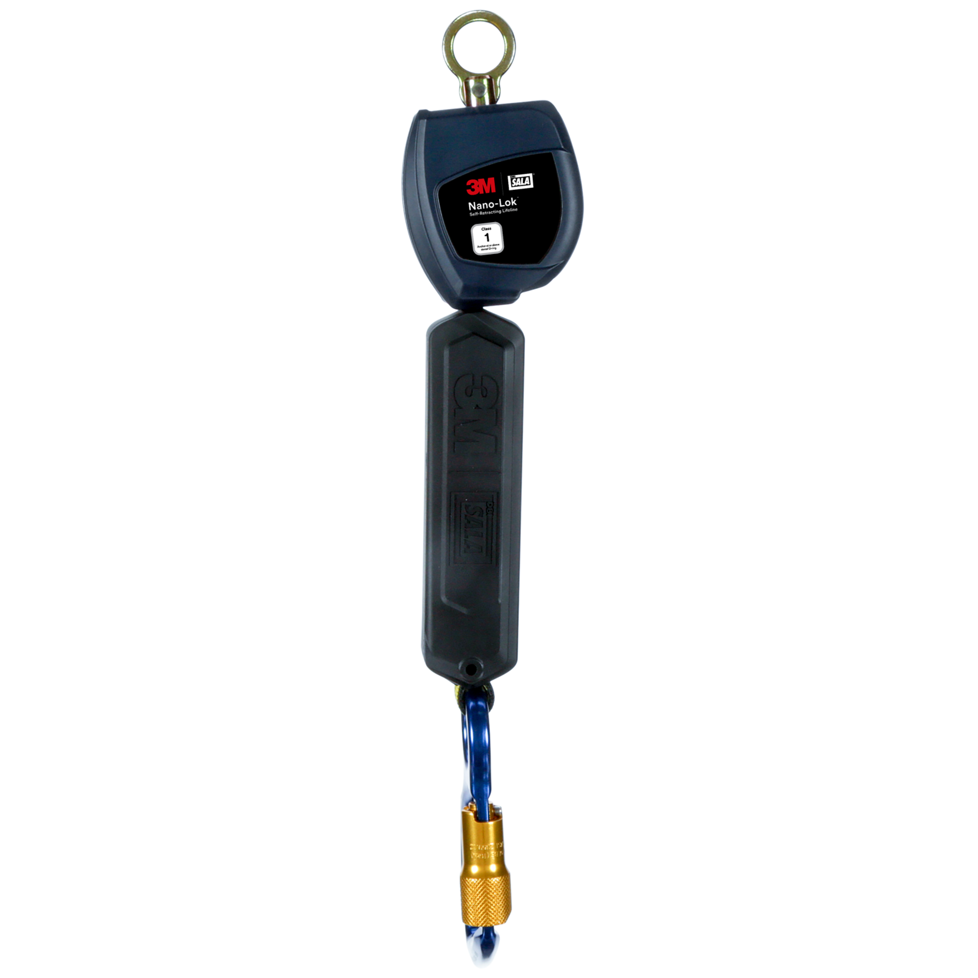 3M DBI-SALA Nano-Lok Personal Self Retracting Lifeline - Web Aluminum Carabiner - 6 ft. - Class 1 - ANSI - 3100518