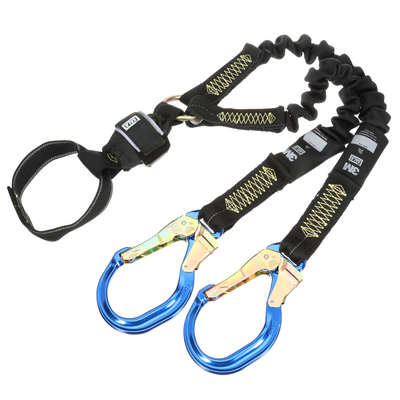 3M DBI-SALA EZ-Stop Arc Flash 100% Tie-Off Stretch Web Shock-Absorbing Lanyard - Kevlar Fiber - 6 ft - 1246530