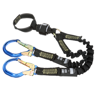 3M DBI-SALA EZ-Stop Arc Flash 100% Tie-Off Stretch Web Shock-Absorbing Lanyard - Kevlar Fiber - 6 ft - 1246530