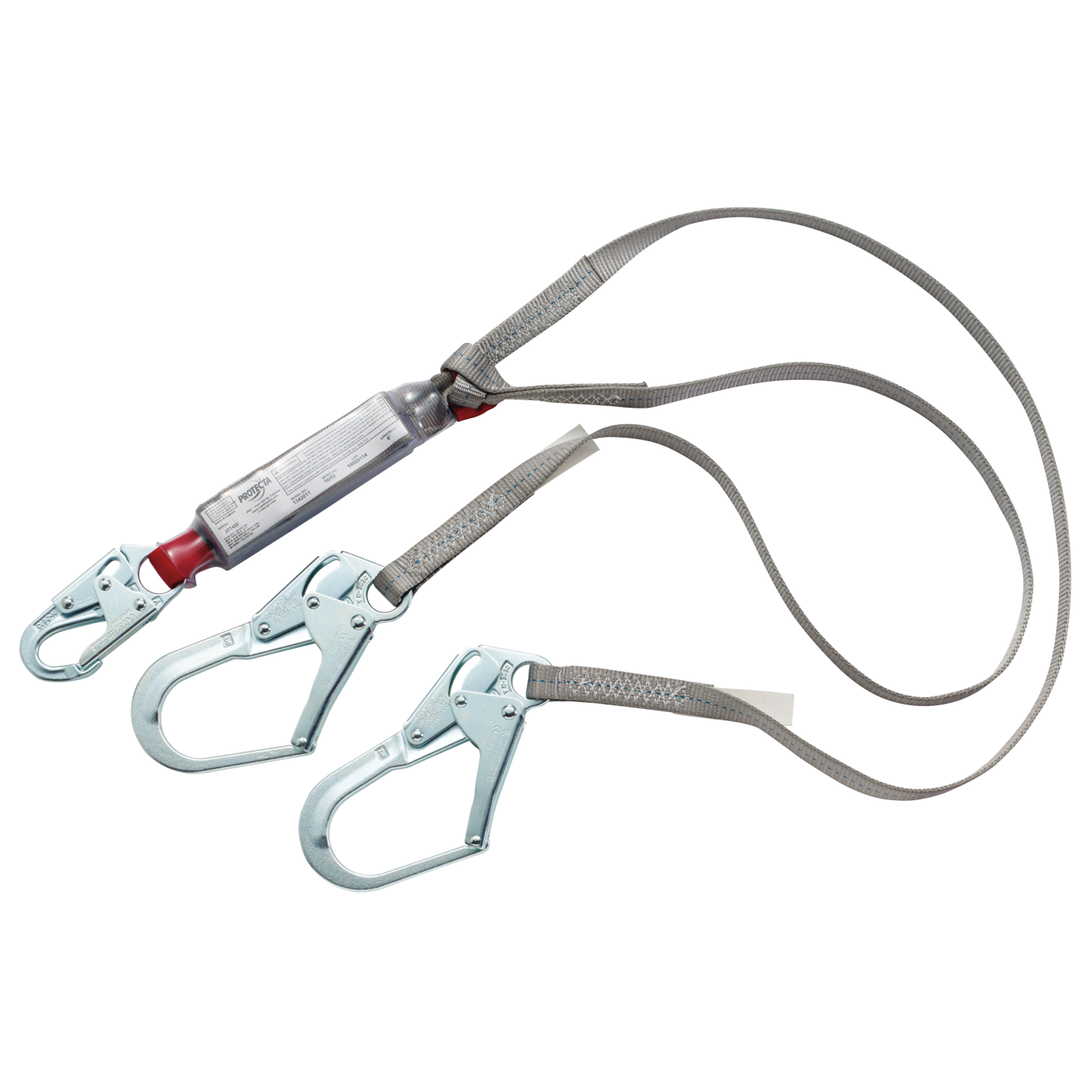 3M Protecta 100% Tie-Off Web Shock-Absorbing Lanyard - 420 lb - 6 ft - 1342011