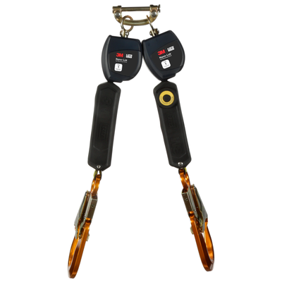 3M DBI-SALA Nano-Lok Personal Twin-Leg Self Retracting Lifeline - Web Aluminum Snap Hook - 6 ft. - Class 1 - ANSI - 3100548
