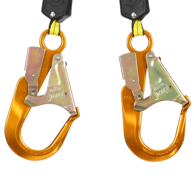 3M DBI-SALA Nano-Lok Personal Twin-Leg Self Retracting Lifeline - Web Aluminum Snap Hook - 6 ft. - Class 1 - ANSI - 3100548