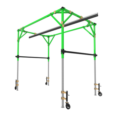 3M DBI-SALA Flexiguard Box-Frame Rail Adjustable Height Anchor System - 2 User - 12 - 18 ft High - 12 ft Wide - 8530288