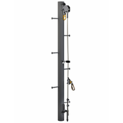 3M DBI-SALA Lad-Saf Cable Vertical Safety System Bracketry For Monopole - 4 User - Stainless Steel - 6116638