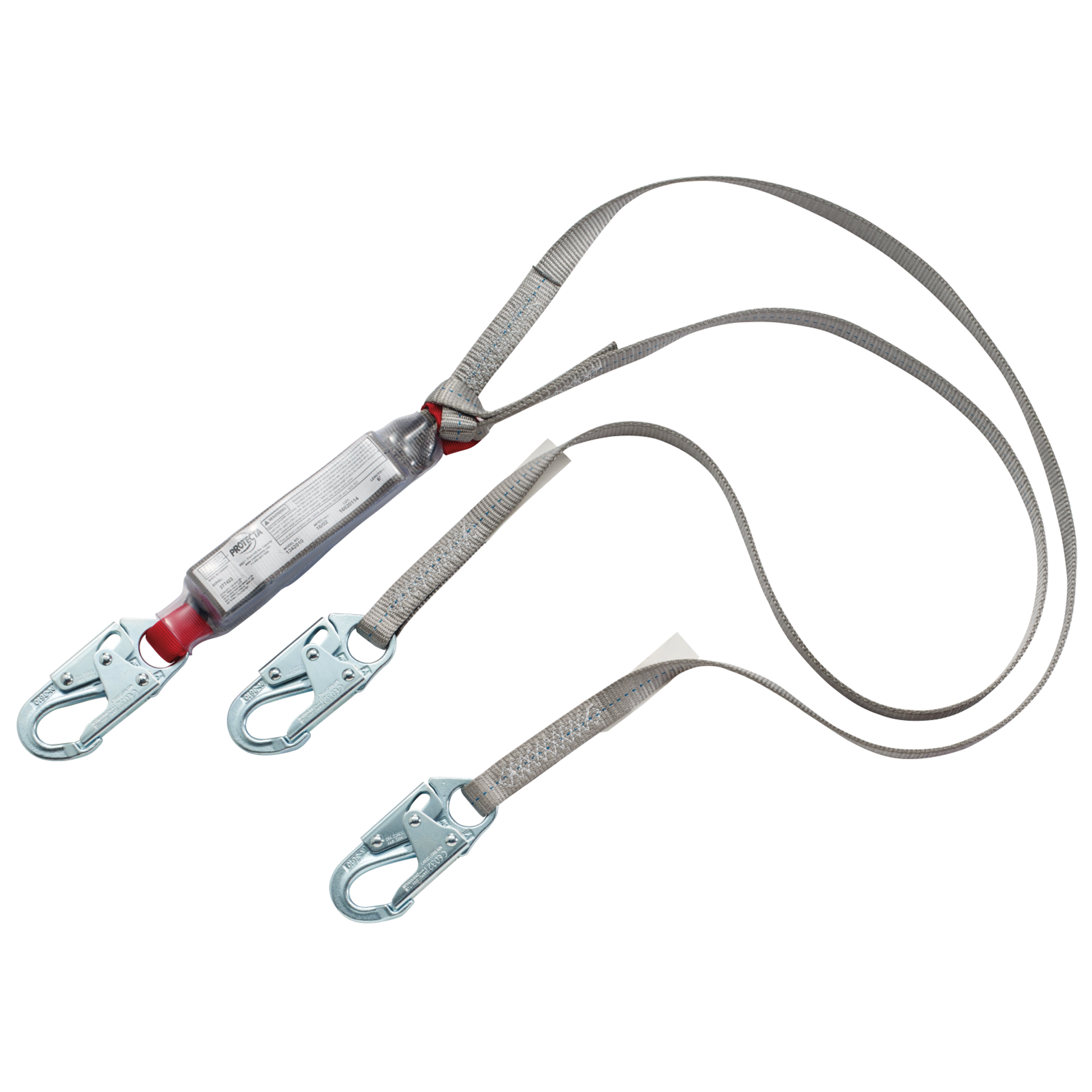 3M Protecta 100% Tie-Off Web Shock-Absorbing Lanyard - 420 lb - 6 ft - 1342010