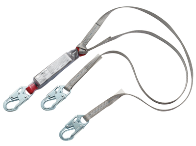 3M Protecta 100% Tie-Off Web Shock-Absorbing Lanyard - 420 lb - 6 ft - 1342010