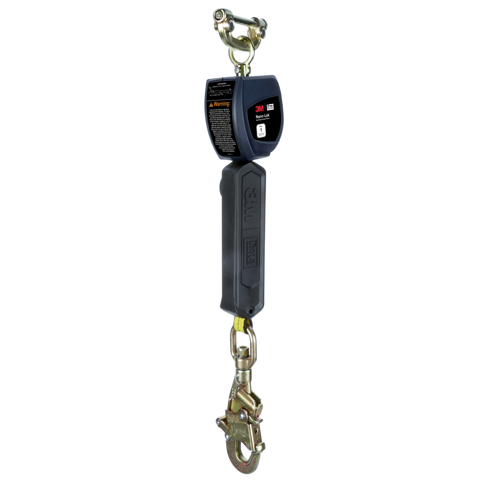 3M DBI-SALA Nano-Lok Personal Self Retracting Lifeline - Web Steel Swivel Snap Hook - 6 ft. - Class 1 - ANSI - 3100535