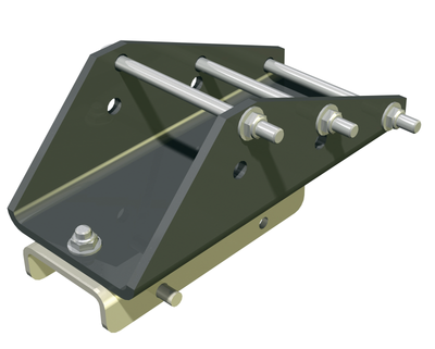 3M DBI-SALA Secondary Winch/SRL Mounting Bracket For Side Entry System - 8530260