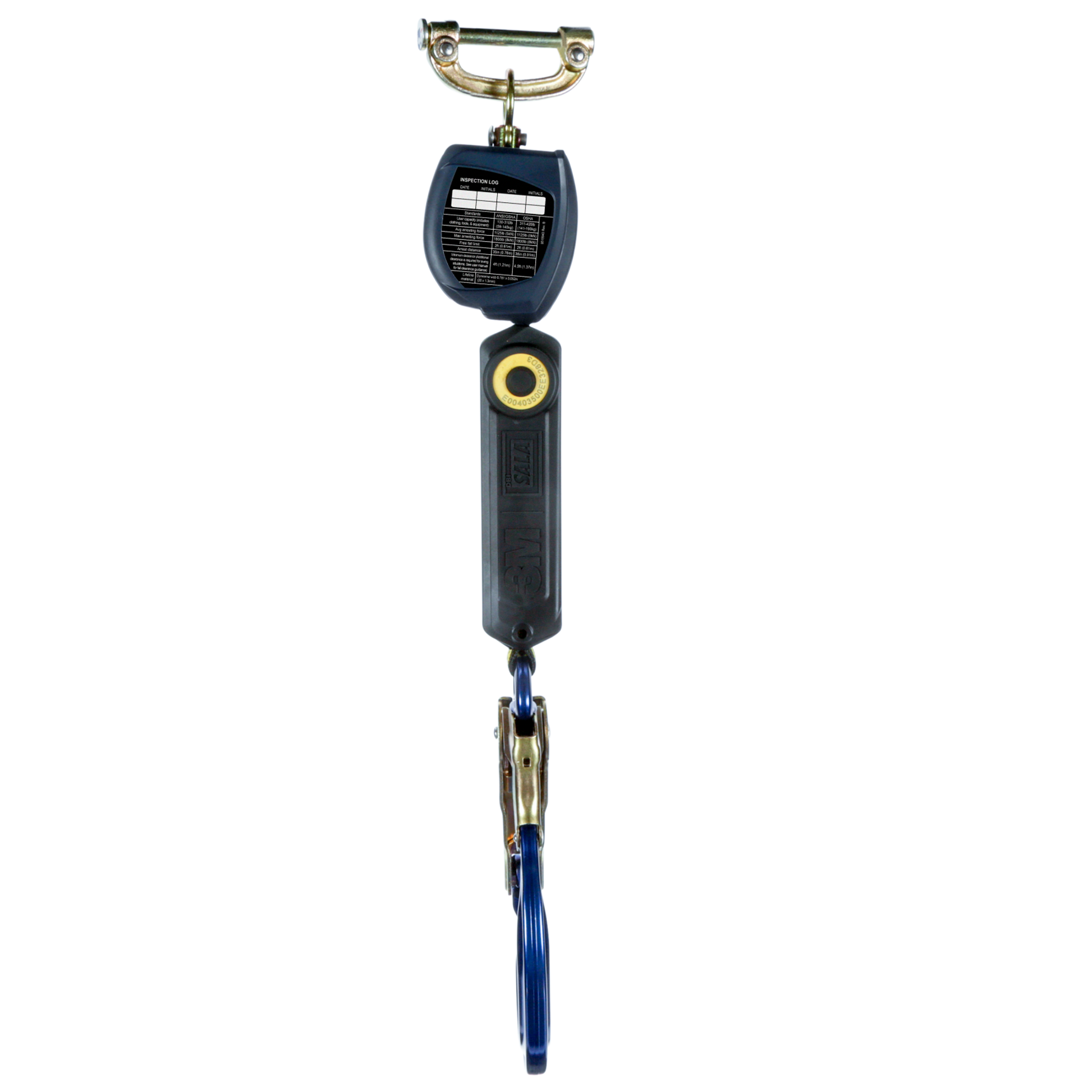 3M DBI-SALA Nano-Lok Personal Self-Retracting Lifeline - Web Aluminum Rebar Hook - 6 ft. - Class 1 - ANSI - 3100538