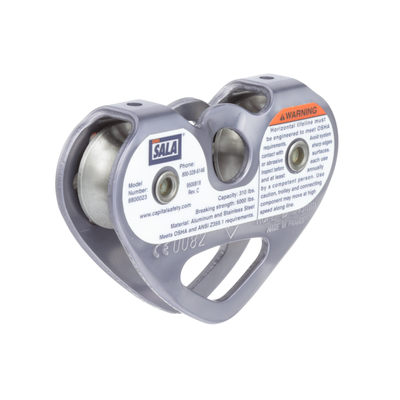 3M DBI-SALA Portable Tandem Pulley Anchor - Fits 3/8 - 1/2 in Rope/Cable - 8800023