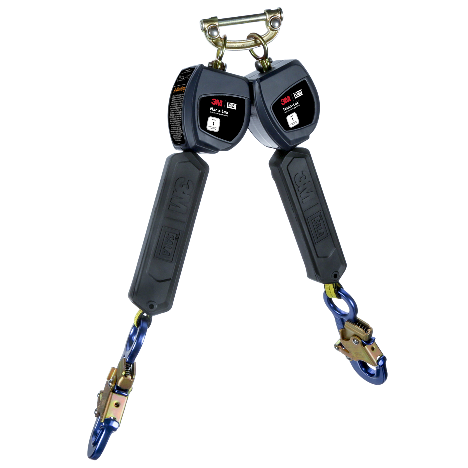 3M DBI-SALA Nano-Lok Personal Twin-Leg Self Retracting Lifeline - Web Swivel Snap Hook - 6 ft. - Class 1 - ANSI - 3100547