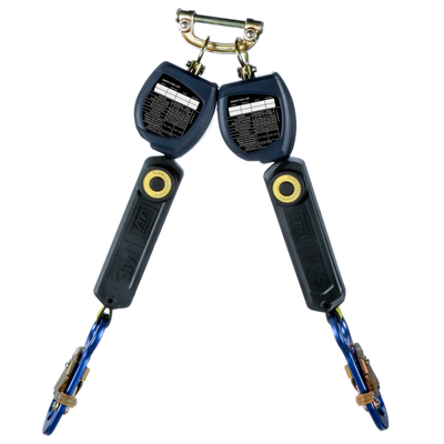 3M DBI-SALA Nano-Lok Personal Twin-Leg Self Retracting Lifeline - Web Swivel Snap Hook - 6 ft. - Class 1 - ANSI - 3100547